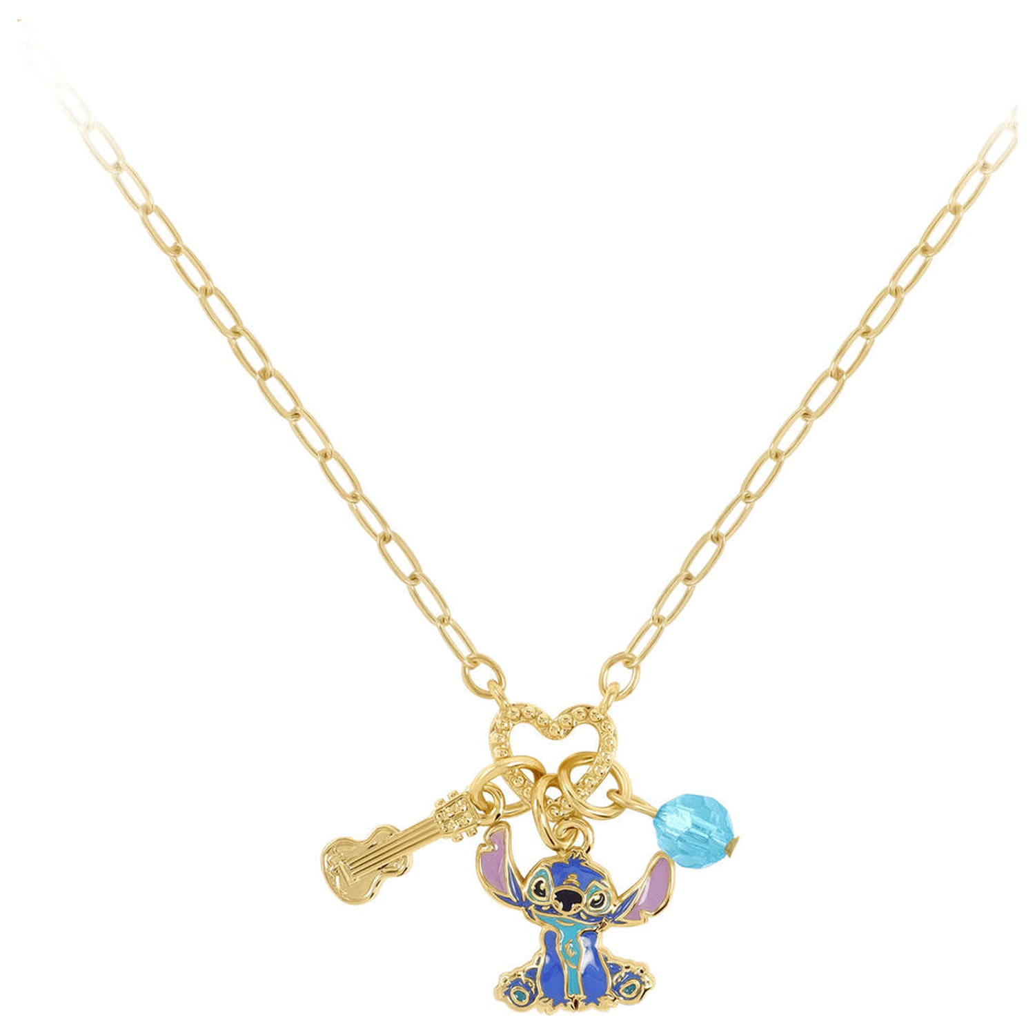 Disney Stitch Amuleta cu pietre colier poza produsului