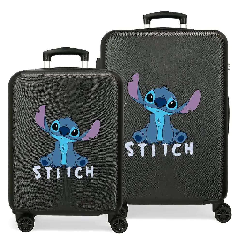 Disney Stitch Cute ABS pack 2 valize tip trolley poza produsului