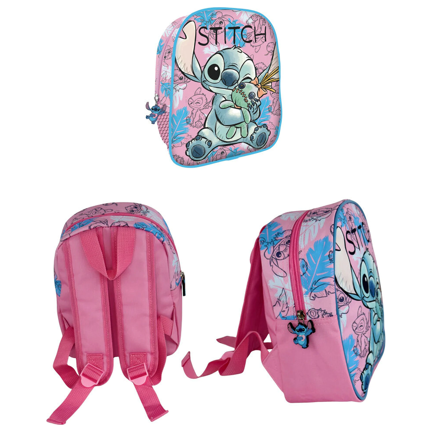 Disney Stitch Rucsac papusa 26cm poza produsului