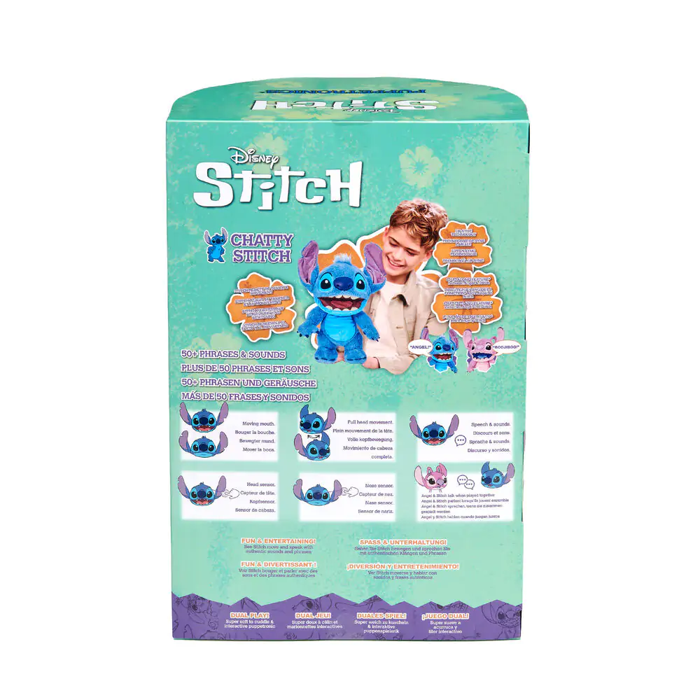 Disney Stitch figurină interactivă electrică tip păpușă 30 cm poza produsului