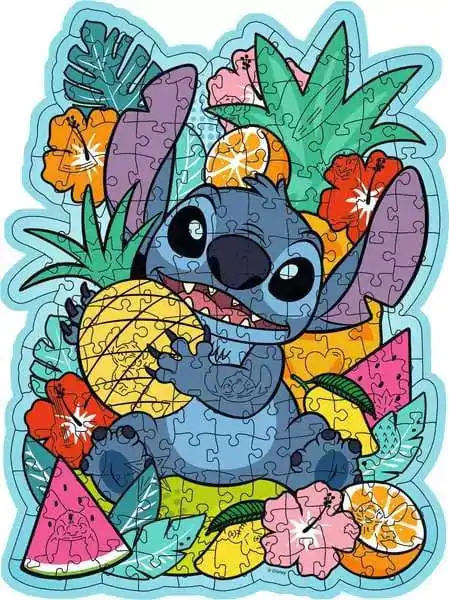 Disney WOODEN Puzzle tip Jigsaw Stitch (150 piese) poza produsului