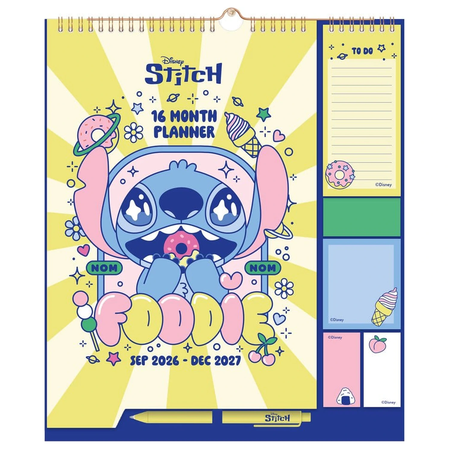 Disney Stitch Planificator de perete 2026/27 30 x 34 cm poza produsului