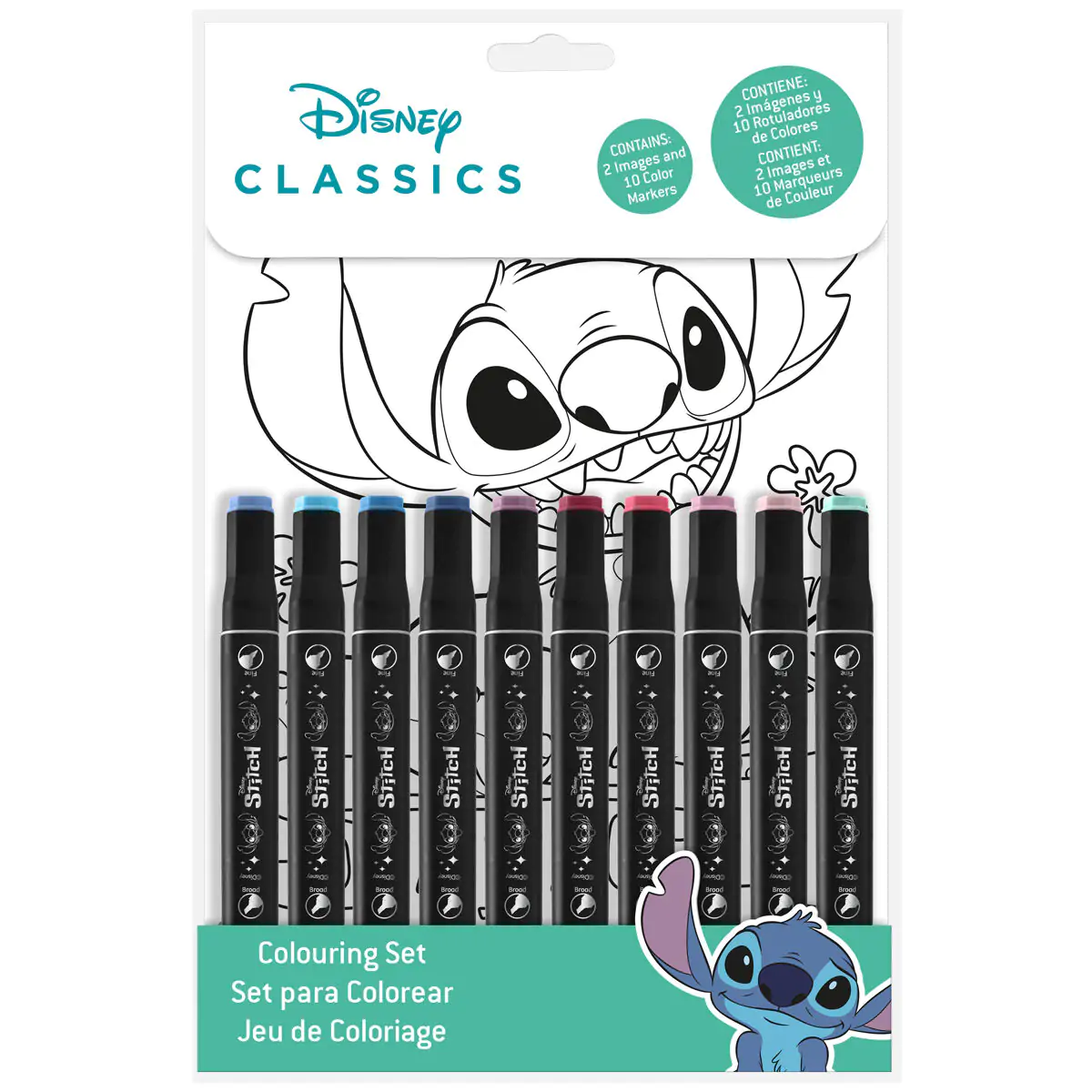 Disney Stitch set de colorat poza produsului