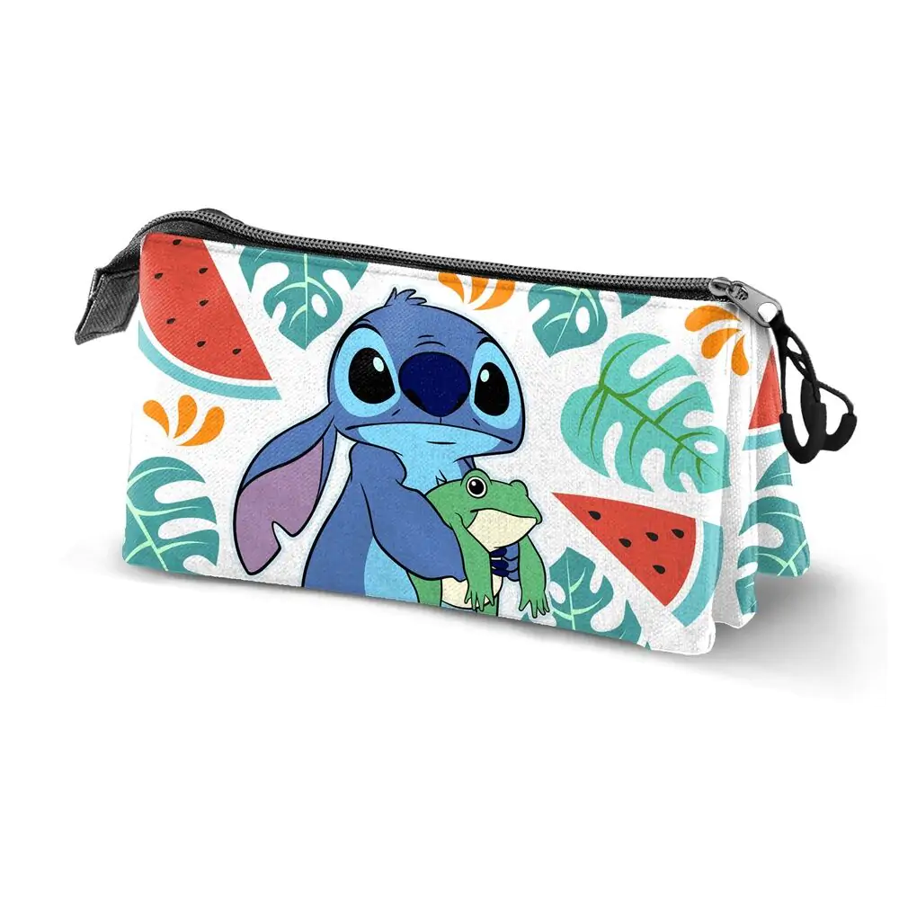 Disney Stitch Frog etui triplu pentru creioane poza produsului