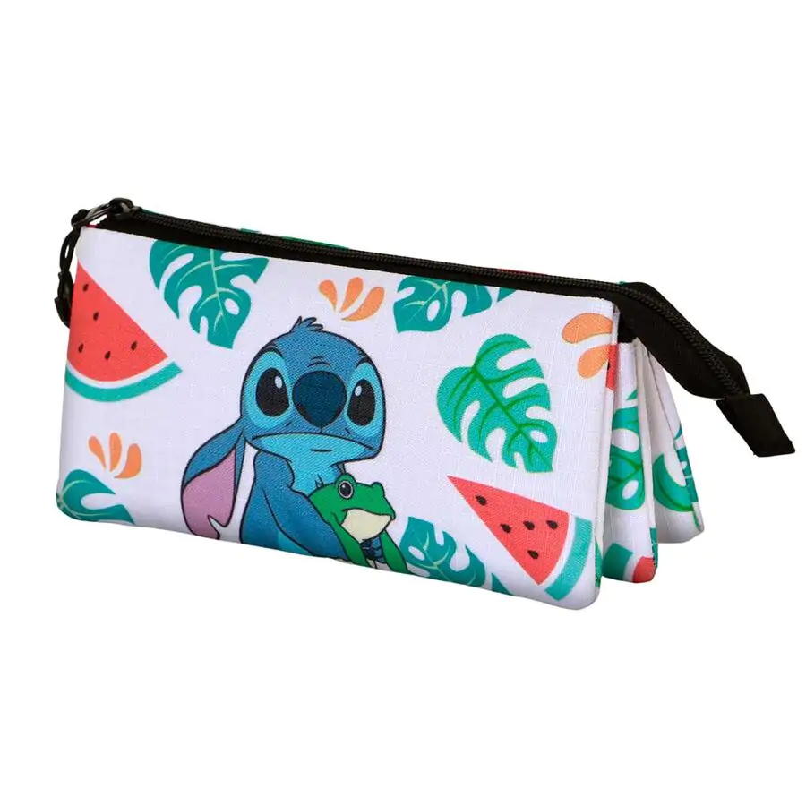 Disney Stitch Frog etui triplu pentru creioane poza produsului