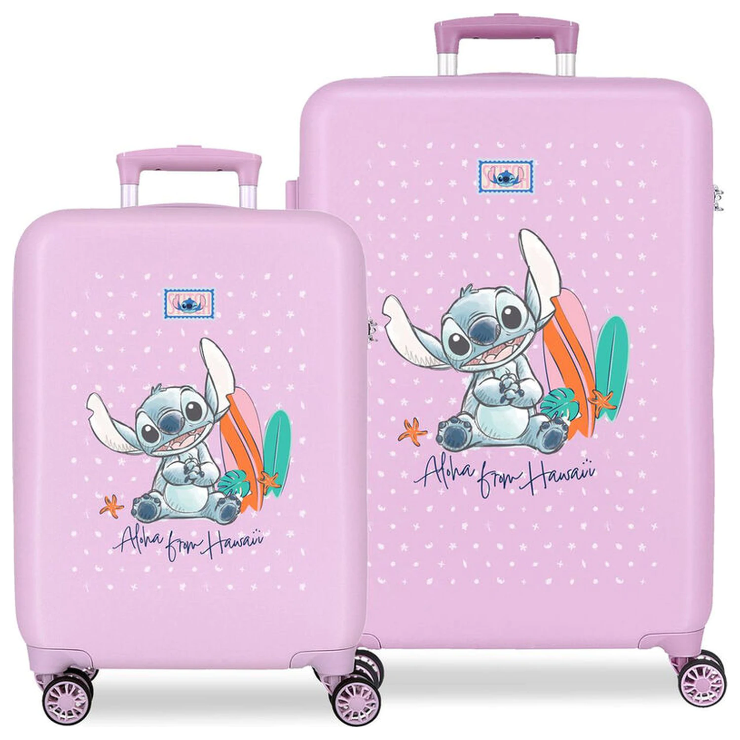 Disney Stitch From Hawai ABS set troler 2 piese 55/65cm poza produsului