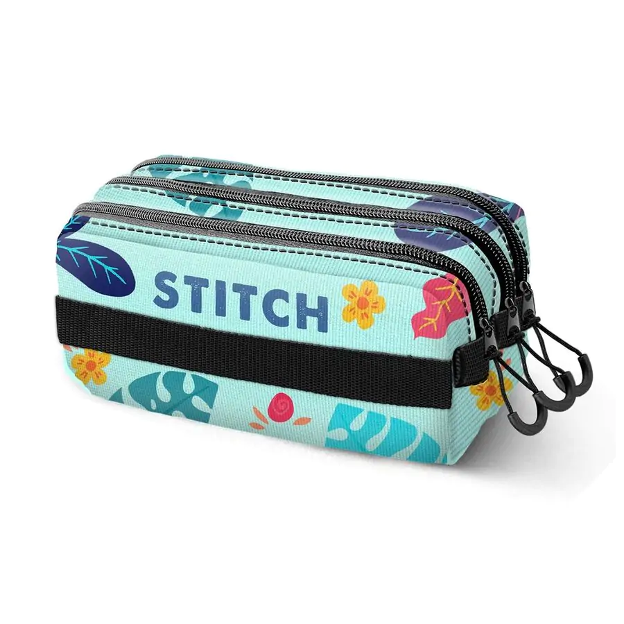 Disney Stitch Guitar etui triplu pentru creioane poza produsului