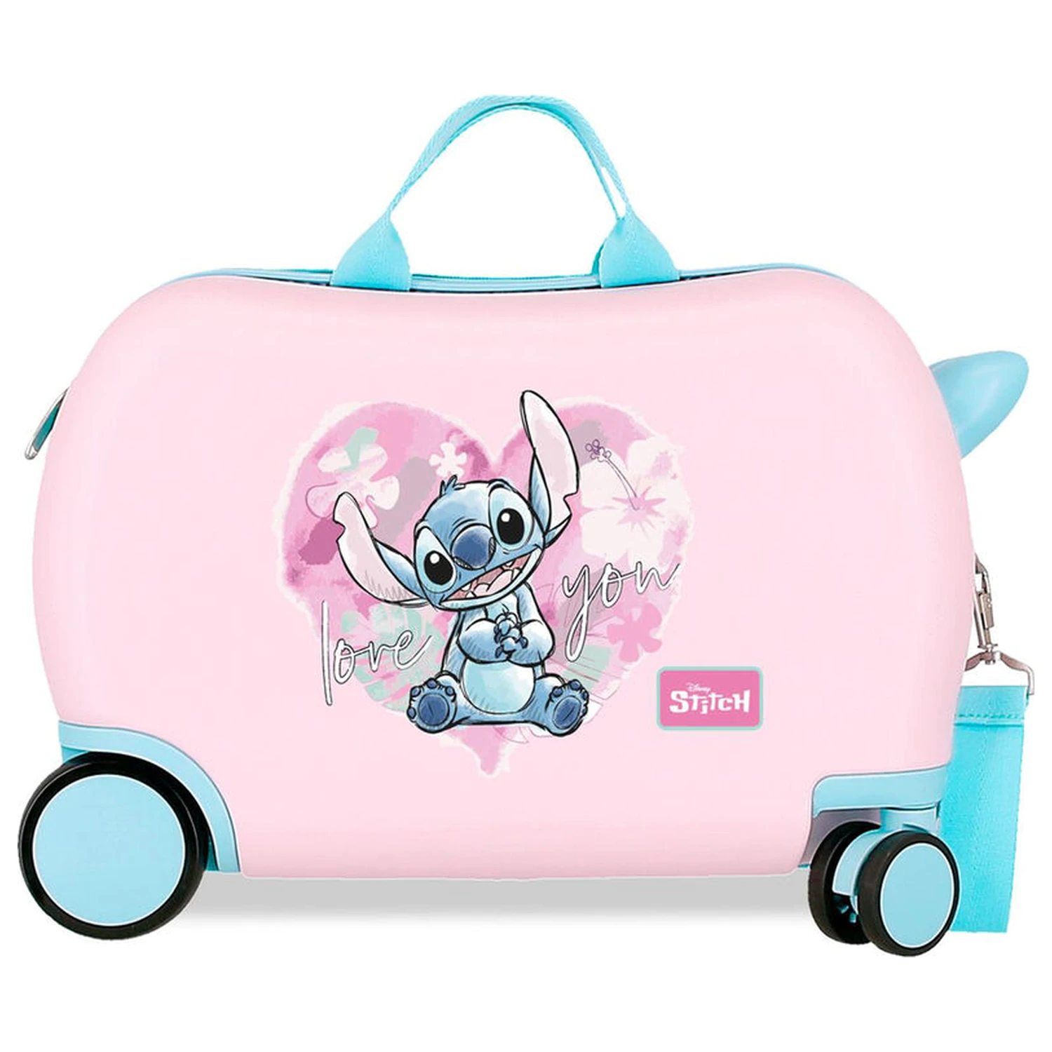 Disney Stitch Heart ABS troler valiza 45cm poza produsului