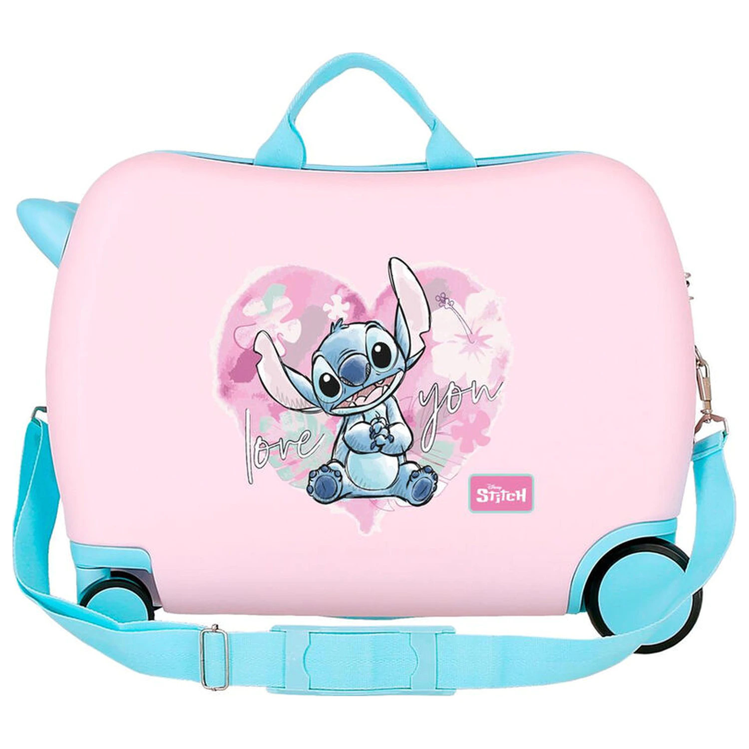Disney Stitch Heart ABS troler valiza 50cm poza produsului