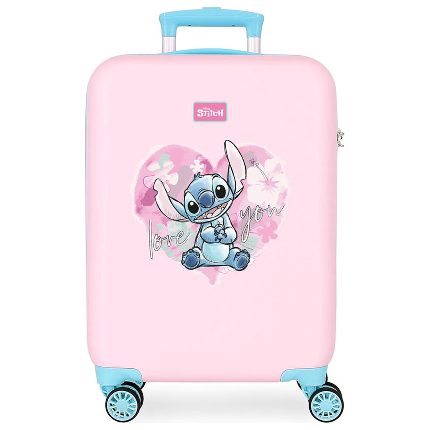 Disney Stitch Heart ABS valiza troler 55cm poza produsului