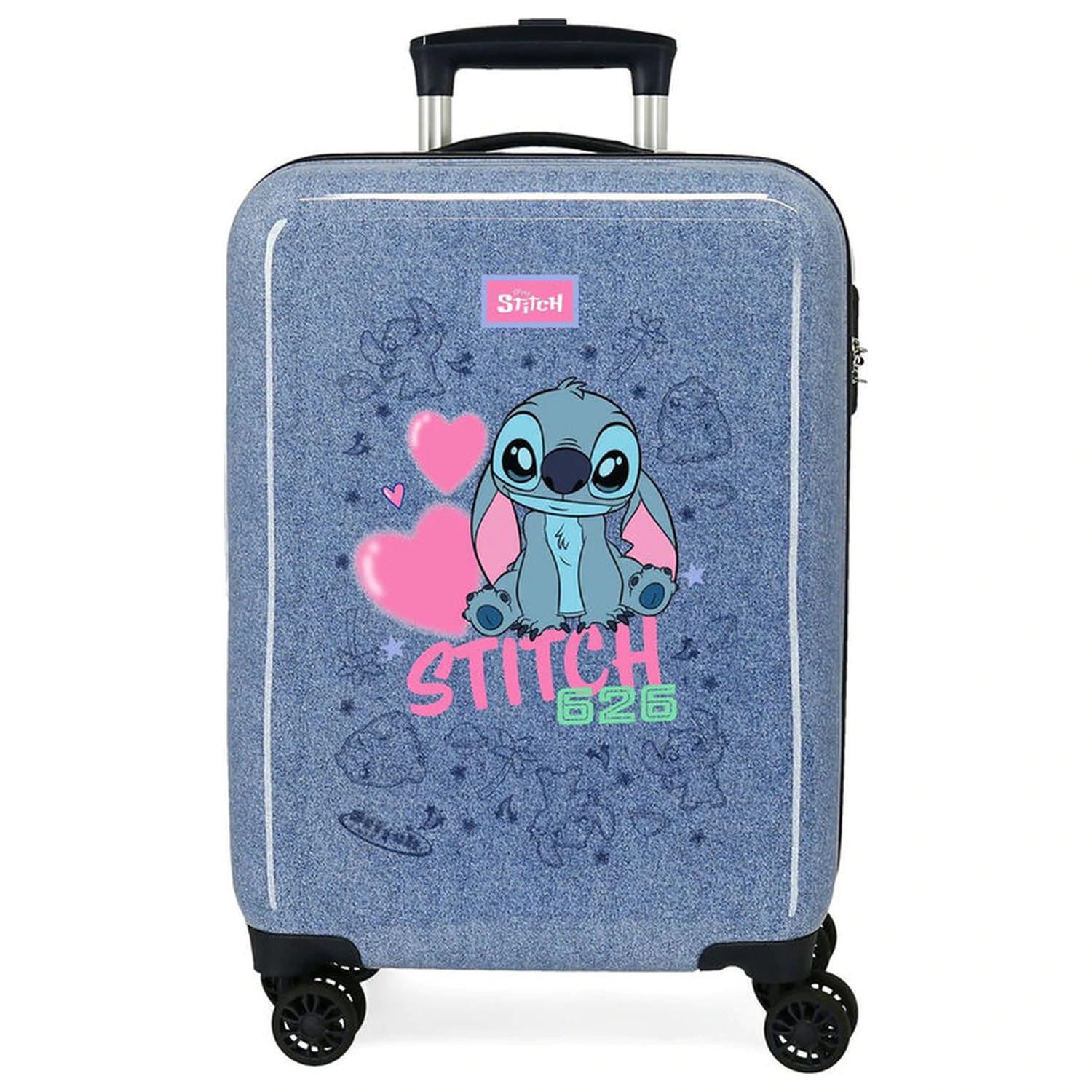 Disney Stitch Hearts ABS troler valiză 55cm poza produsului