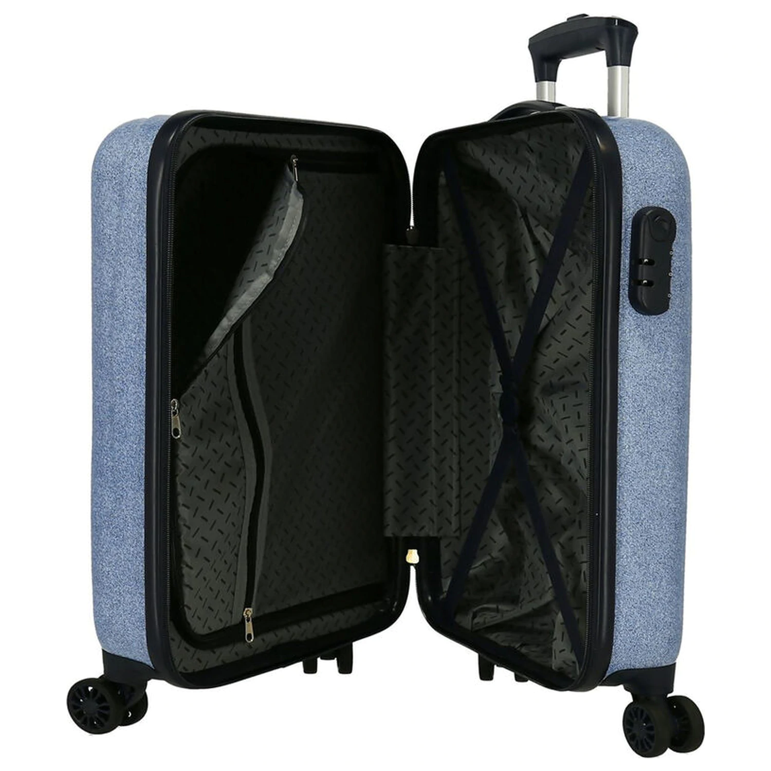 Disney Stitch Hearts ABS troler valiză 55cm poza produsului