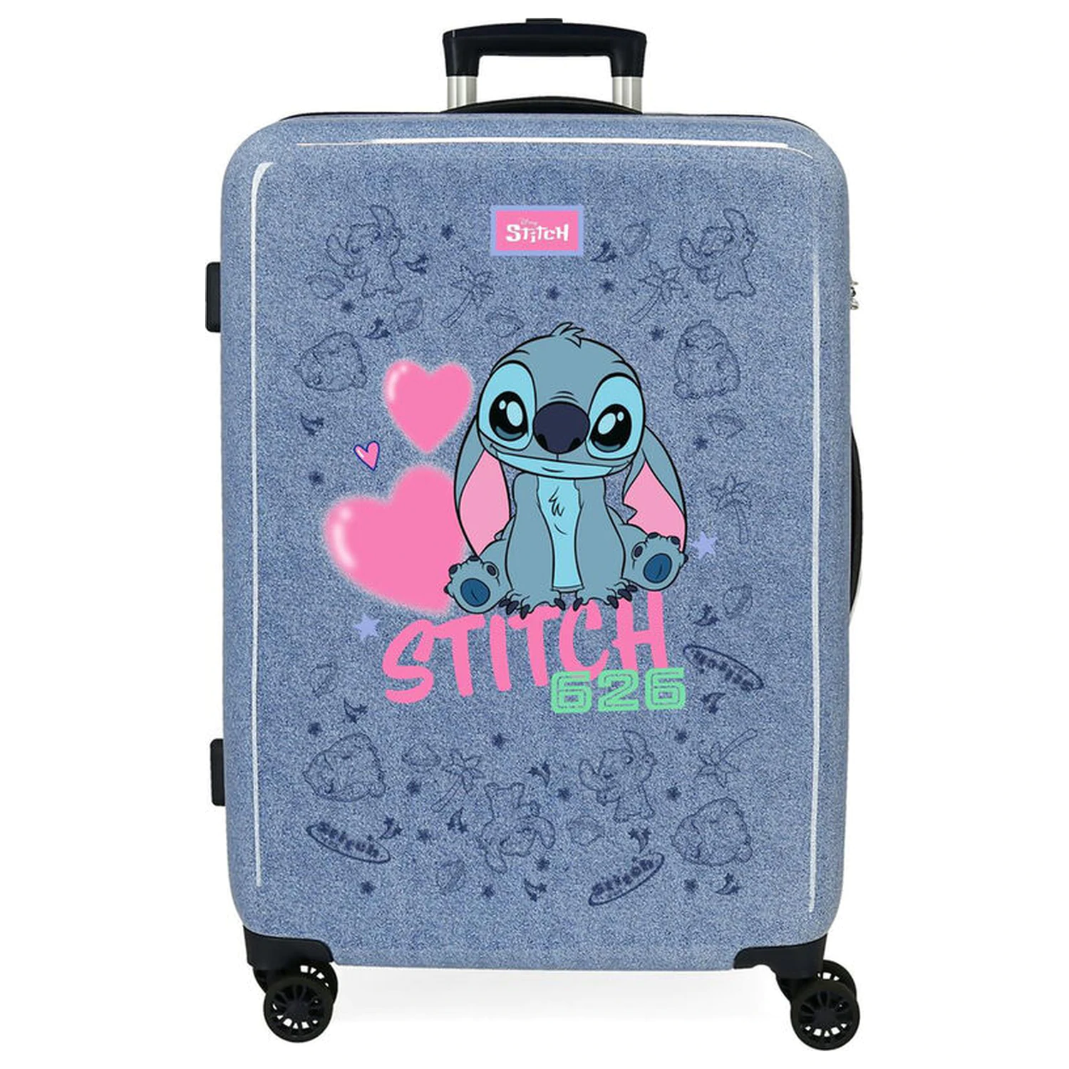 Disney Stitch Hearts ABS troler valiză 65cm poza produsului