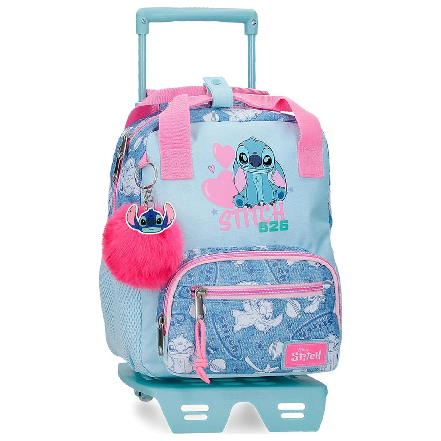 Disney Stitch Hearts troller 28cm poza produsului