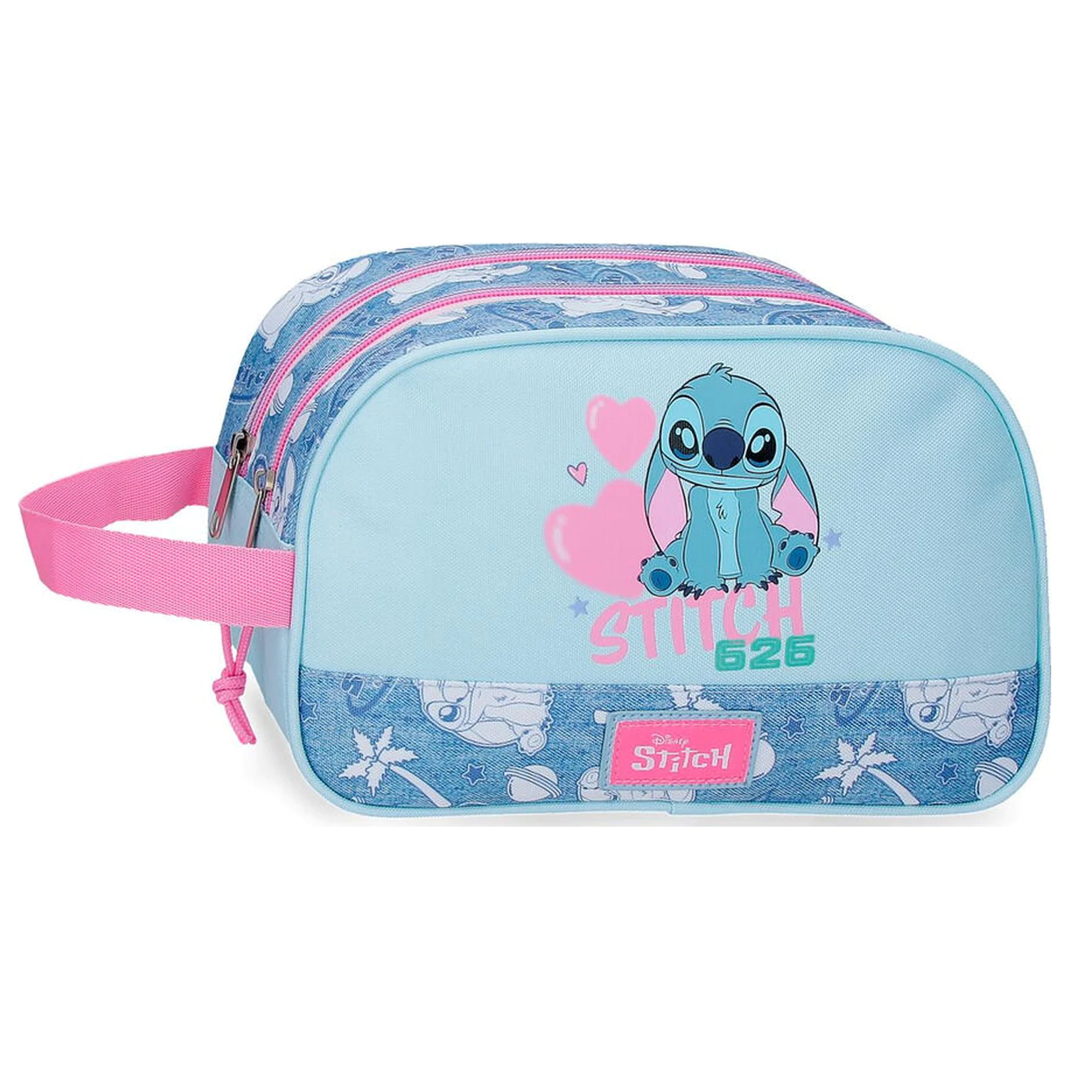 Disney Stitch Hearts geanta adaptabila pentru cosmetice poza produsului