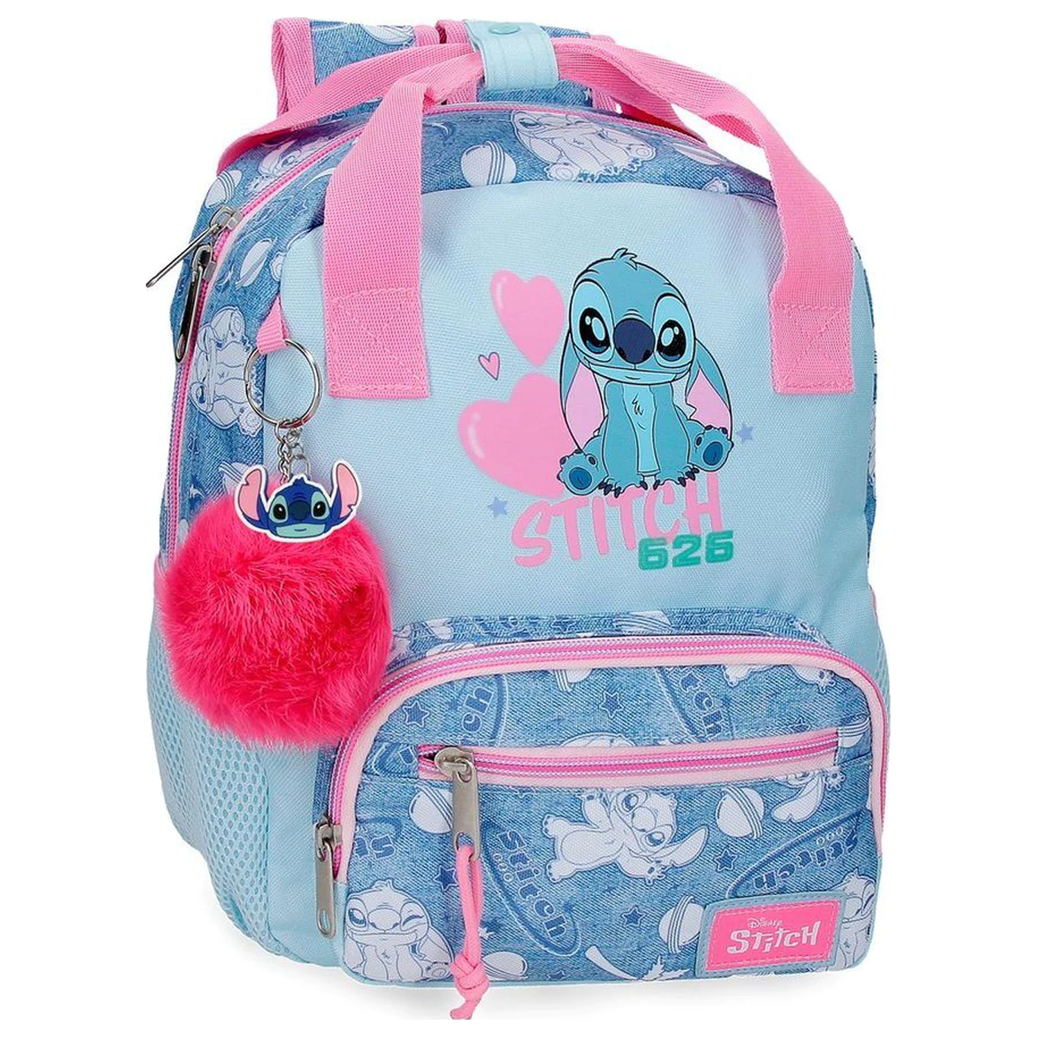 Disney Stitch Hearts rucsac adaptabil 28cm poza produsului