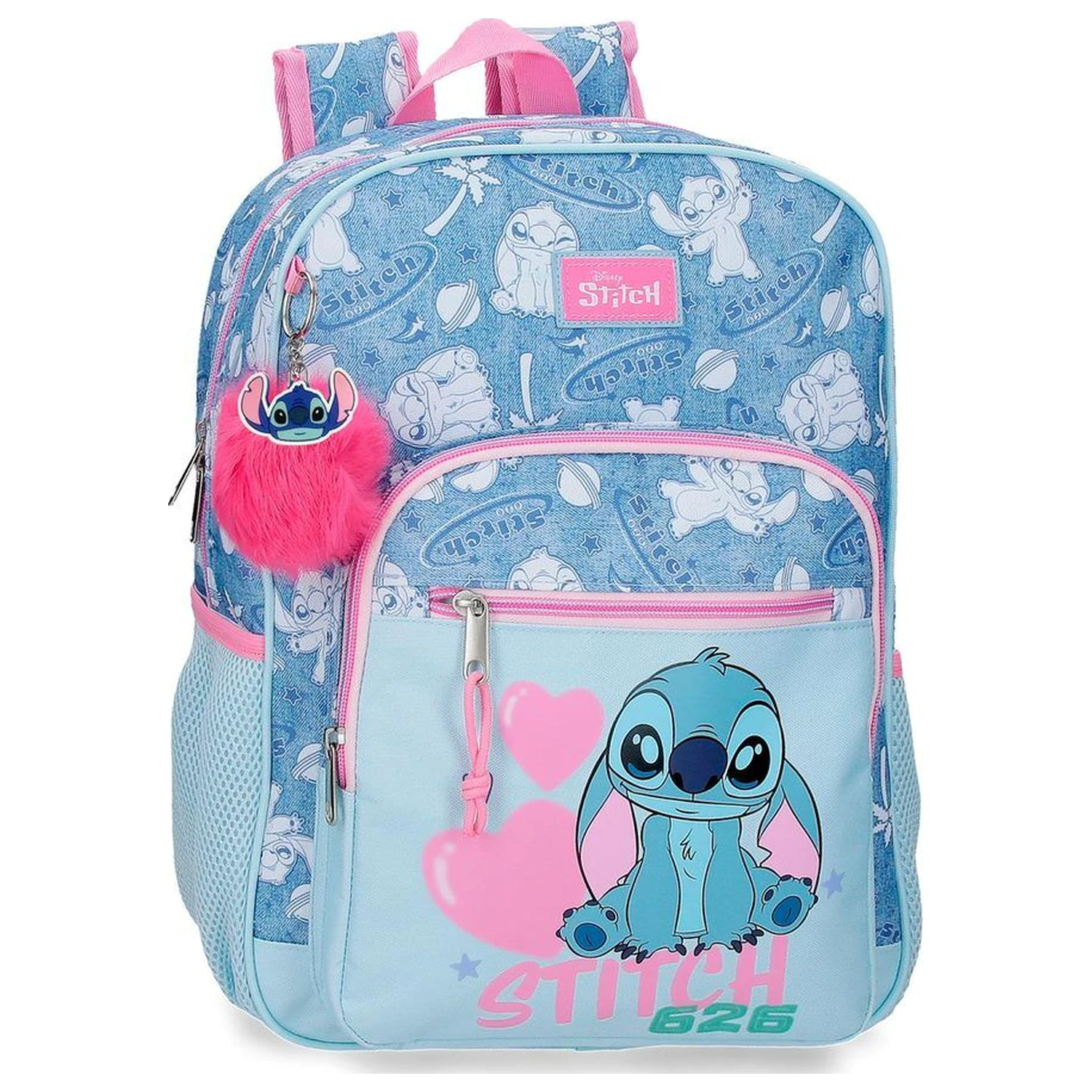 Disney Stitch Hearts rucsac adaptabil 38cm poza produsului