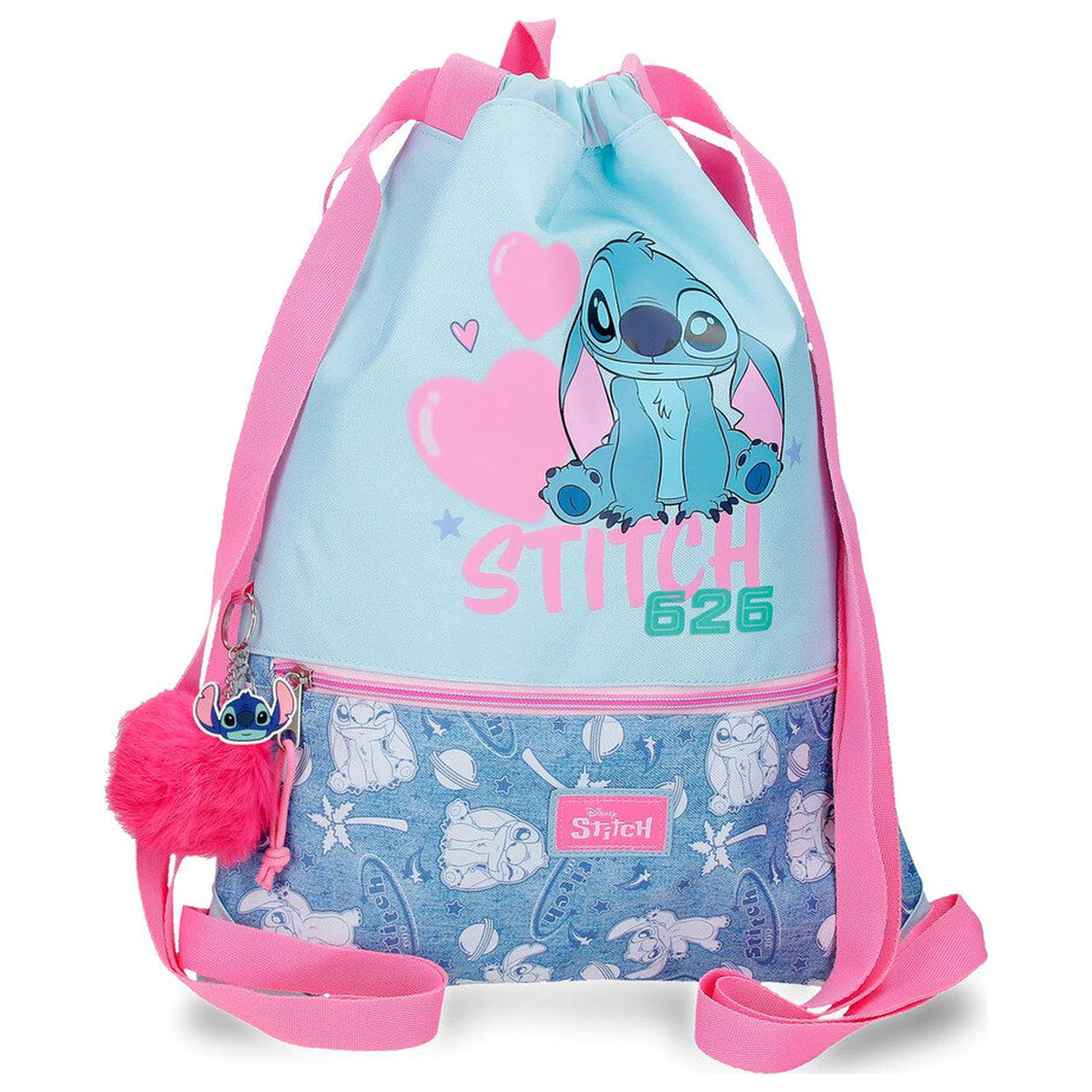 Geantă de sport Disney Stitch Hearts 46cm poza produsului