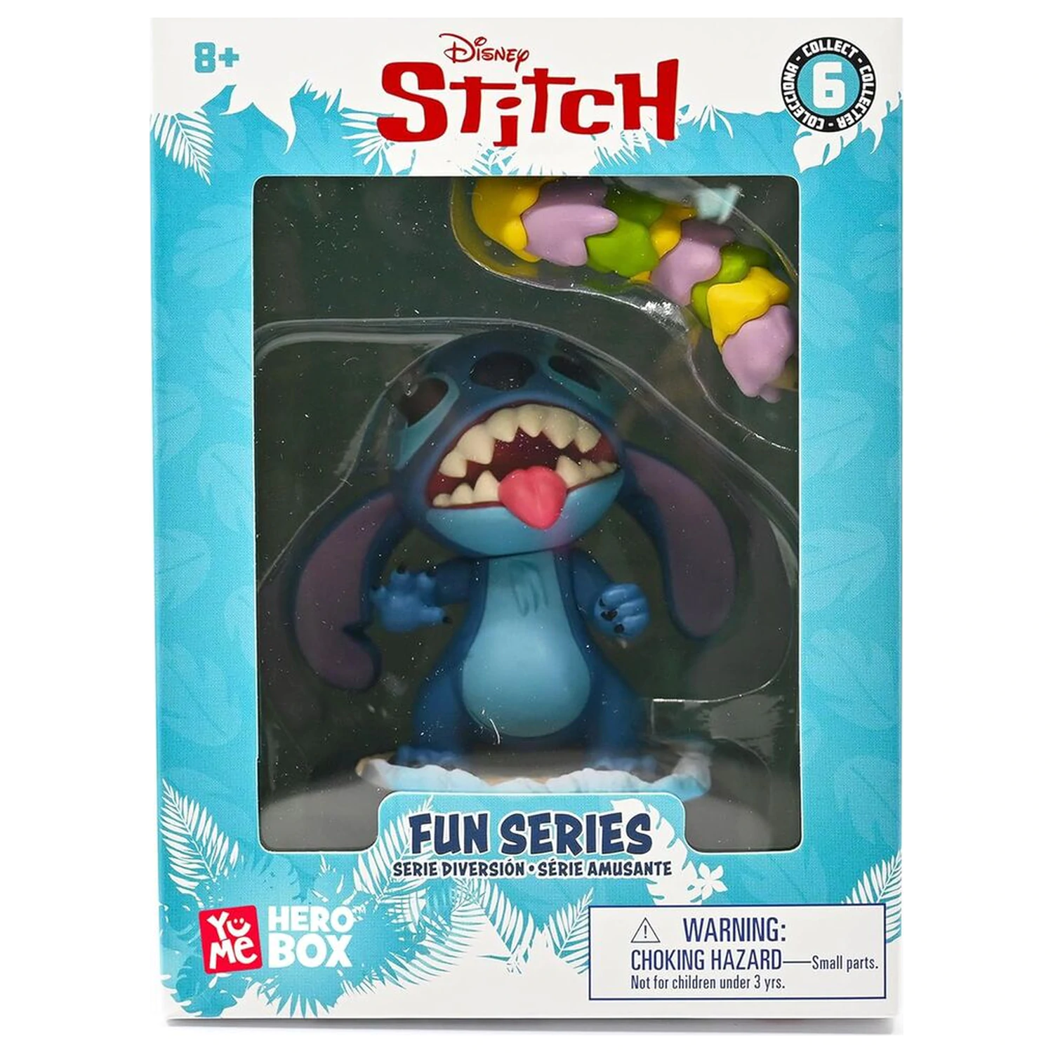 Disney Stitch Hero Box Glotter Stitch figura 8cm poza produsului