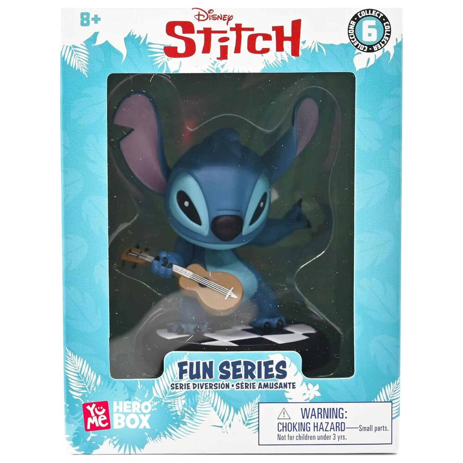 Disney Stitch Hero Box Guitarist Stitch figurina 8cm poza produsului