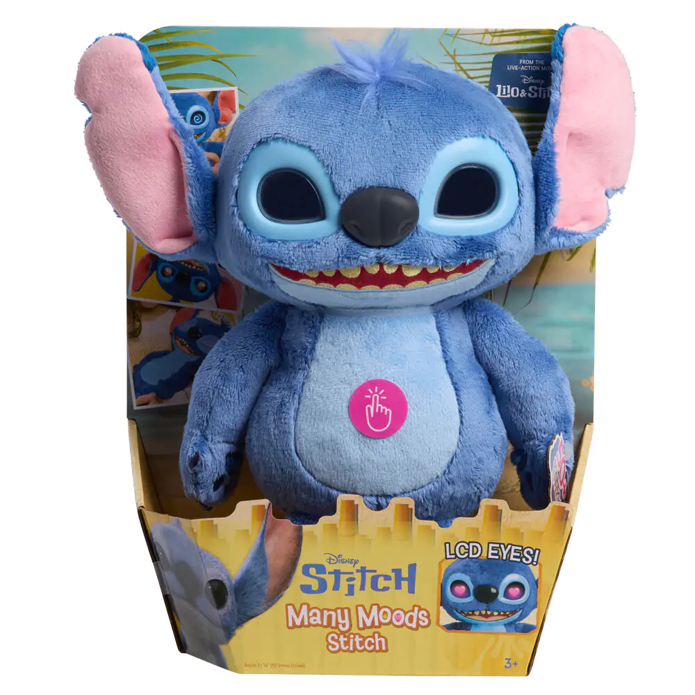 Jucărie de pluș interactiv Disney Stitch 30 cm poza produsului