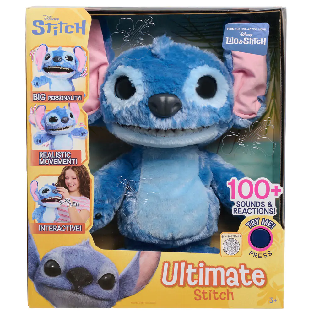 Disney Stitch Jucărie de pluș interactivă poza produsului