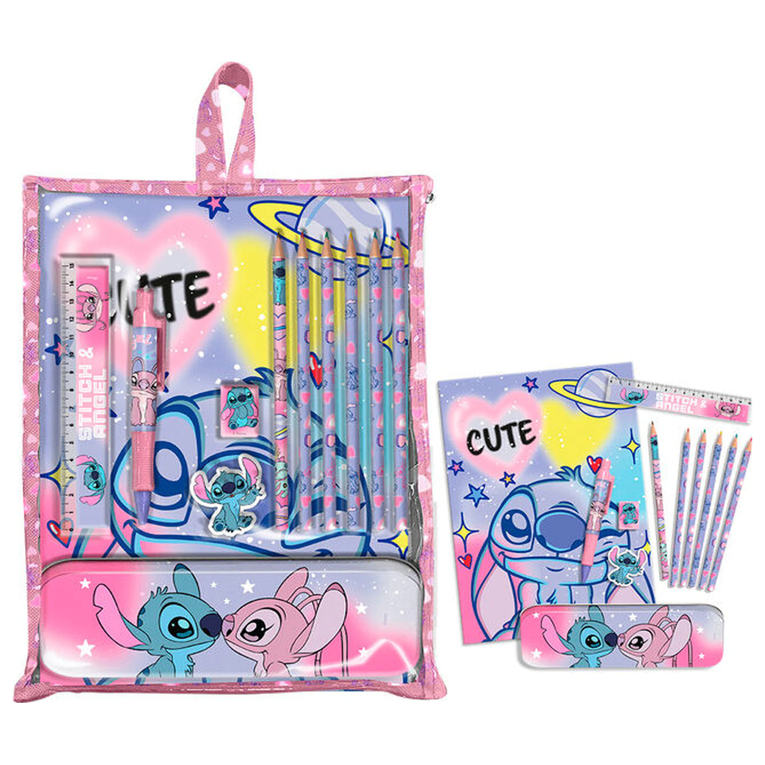 Disney Stitch Set de papetarie poza produsului