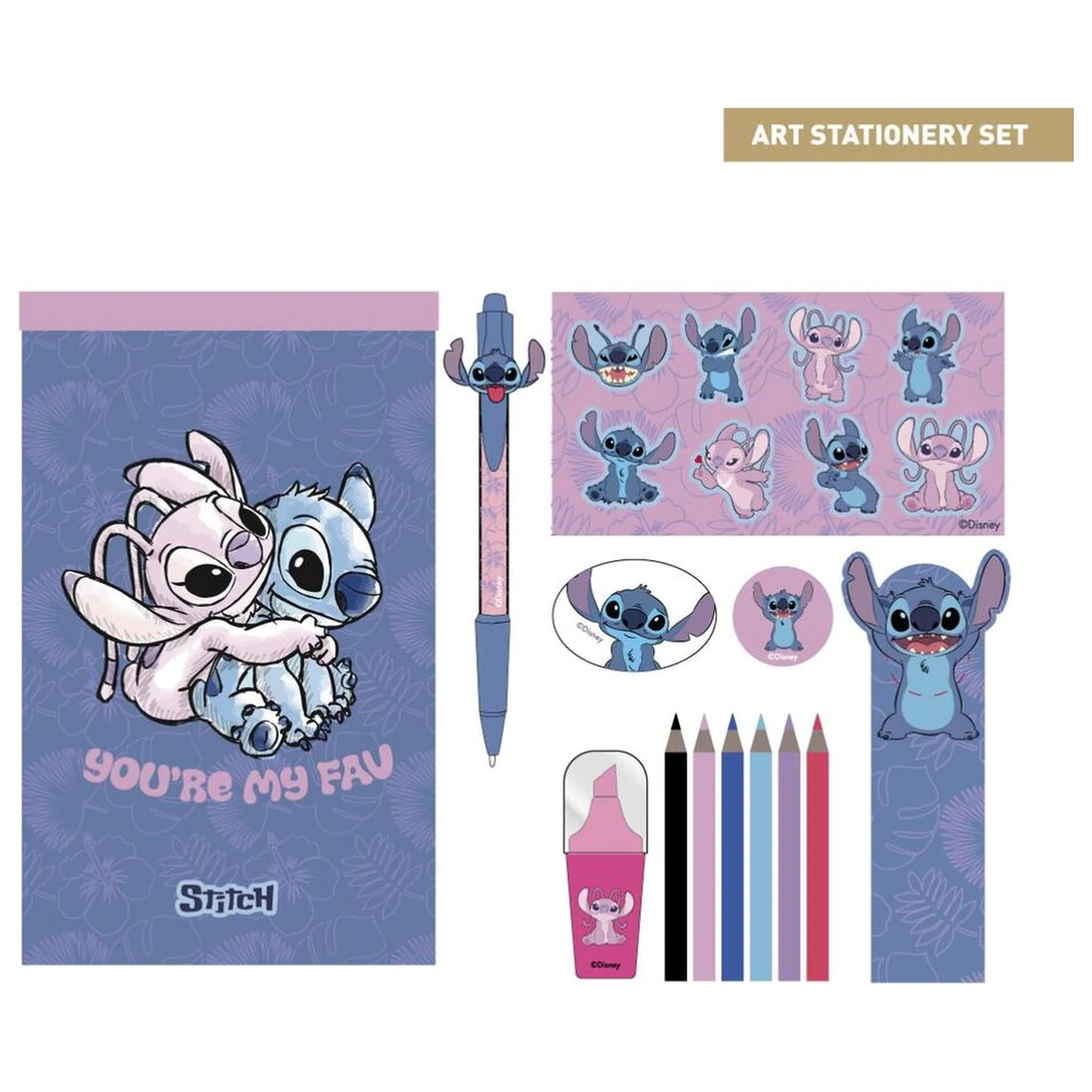 Disney Stitch set de papetărie poza produsului