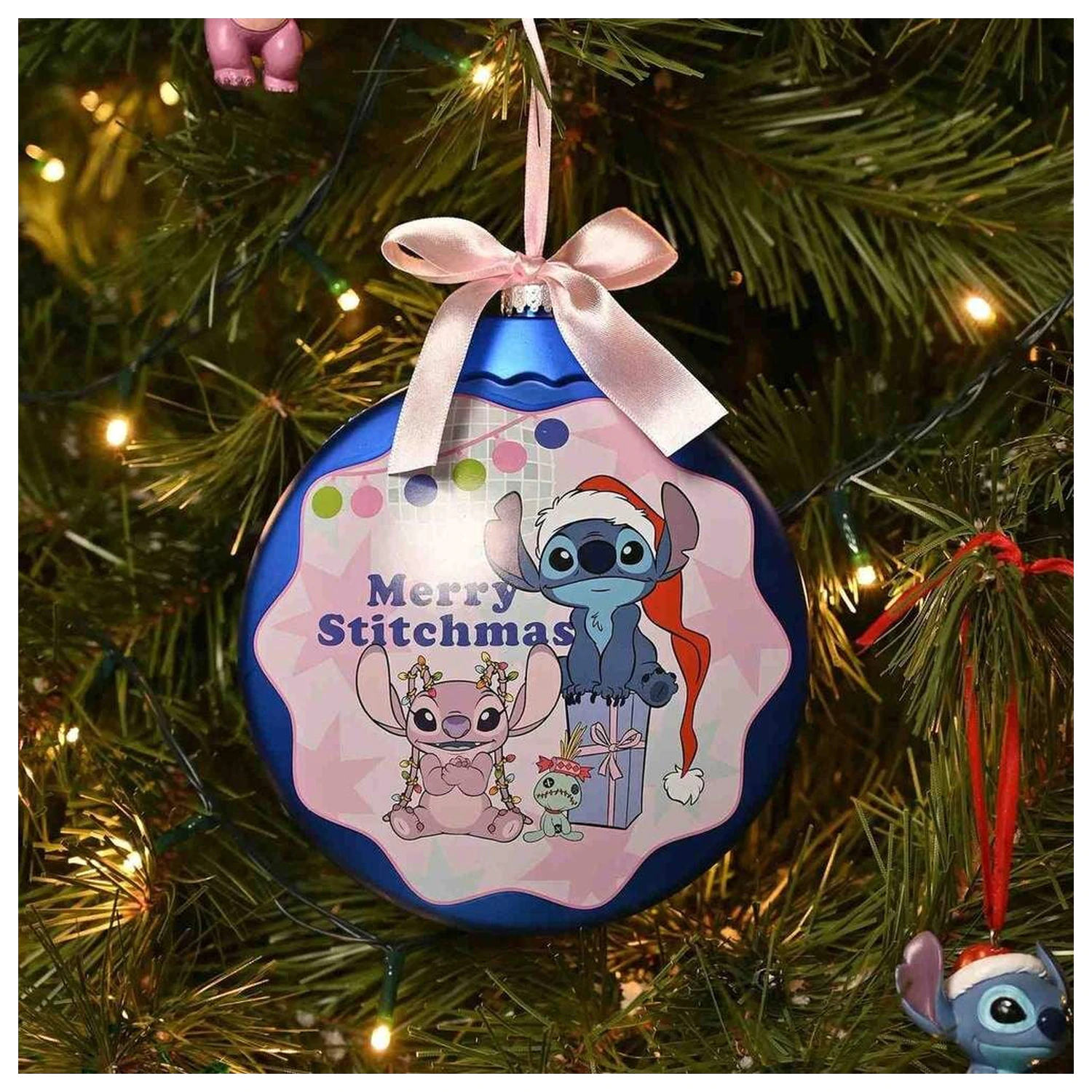 Disney Stitch glob de Crăciun poza produsului