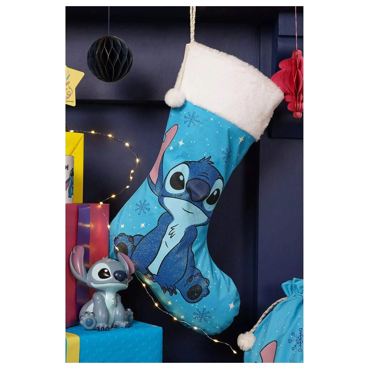 Disney Stitch Ciorap de Craciun poza produsului