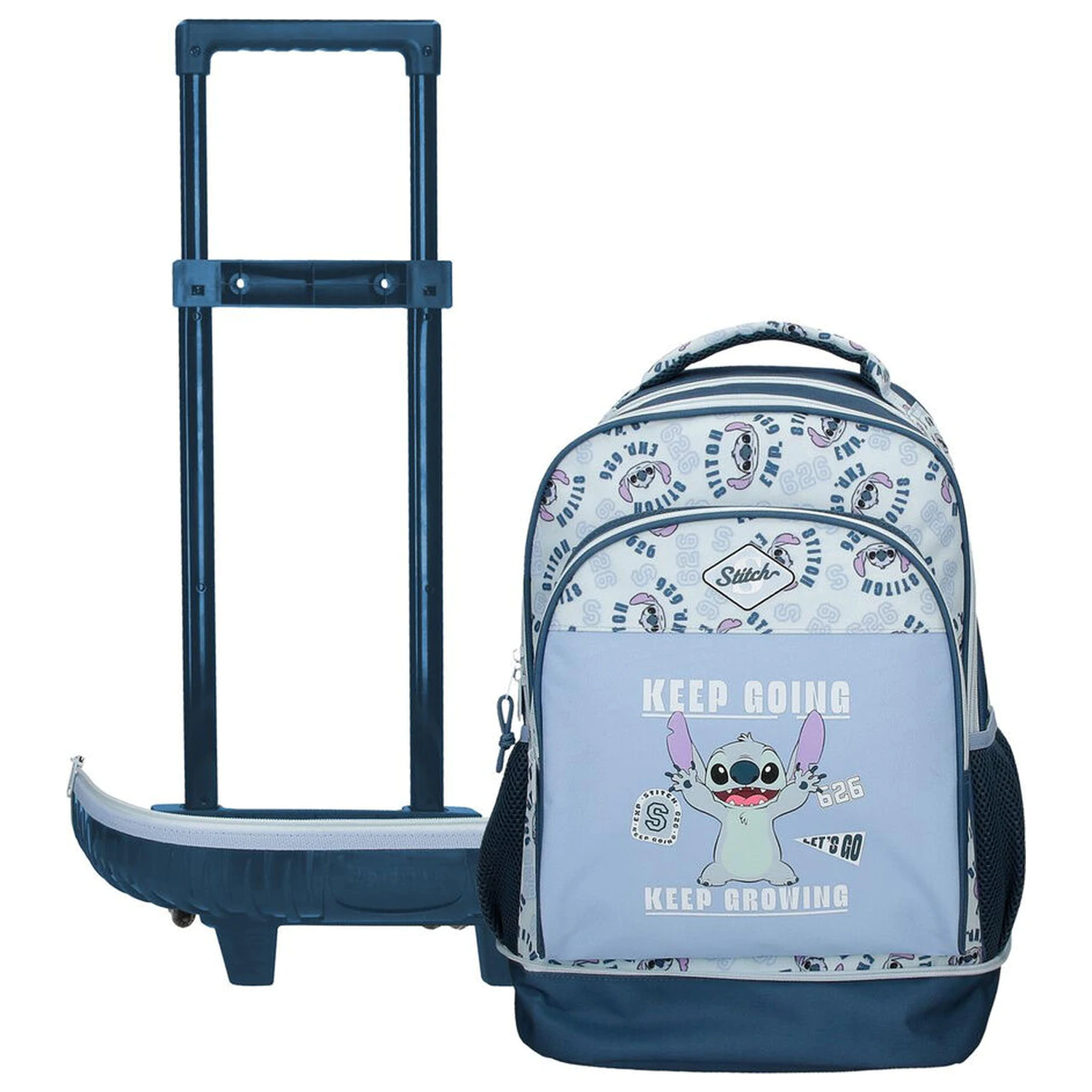 Disney Stitch Keep Going troler compact extractibil 43cm poza produsului