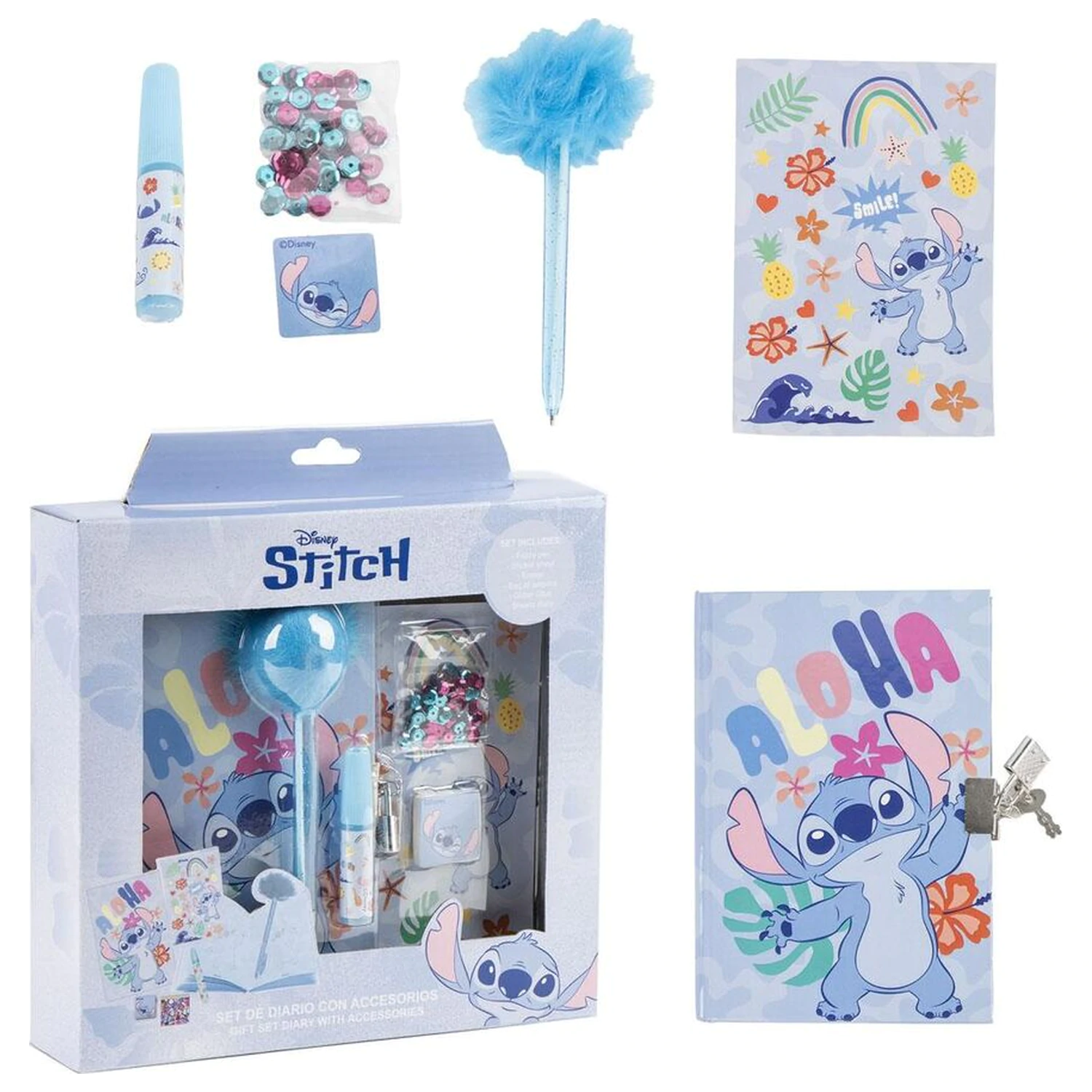 Disney Stitch Set Jurnal poza produsului