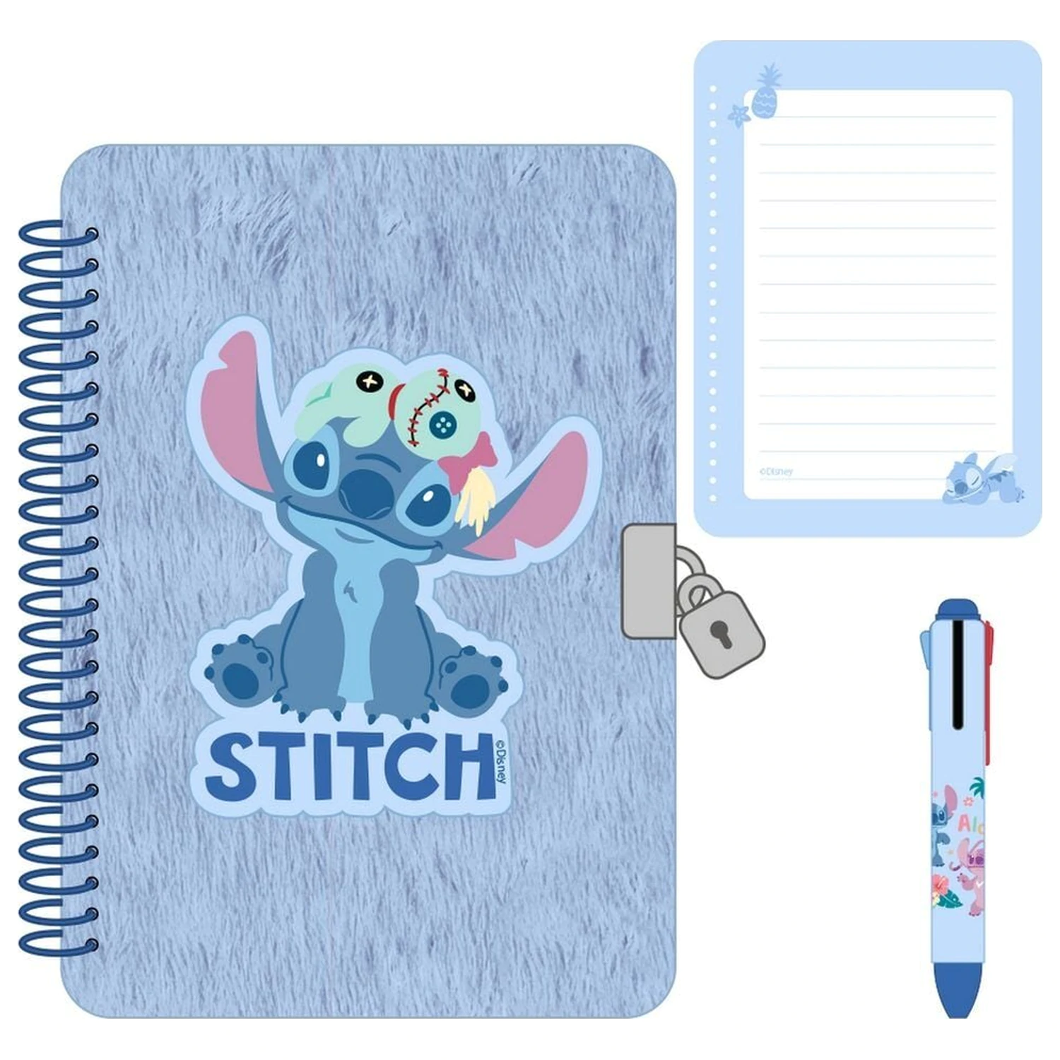 Disney Stitch Jurnal + Pix cu 4 culori poza produsului