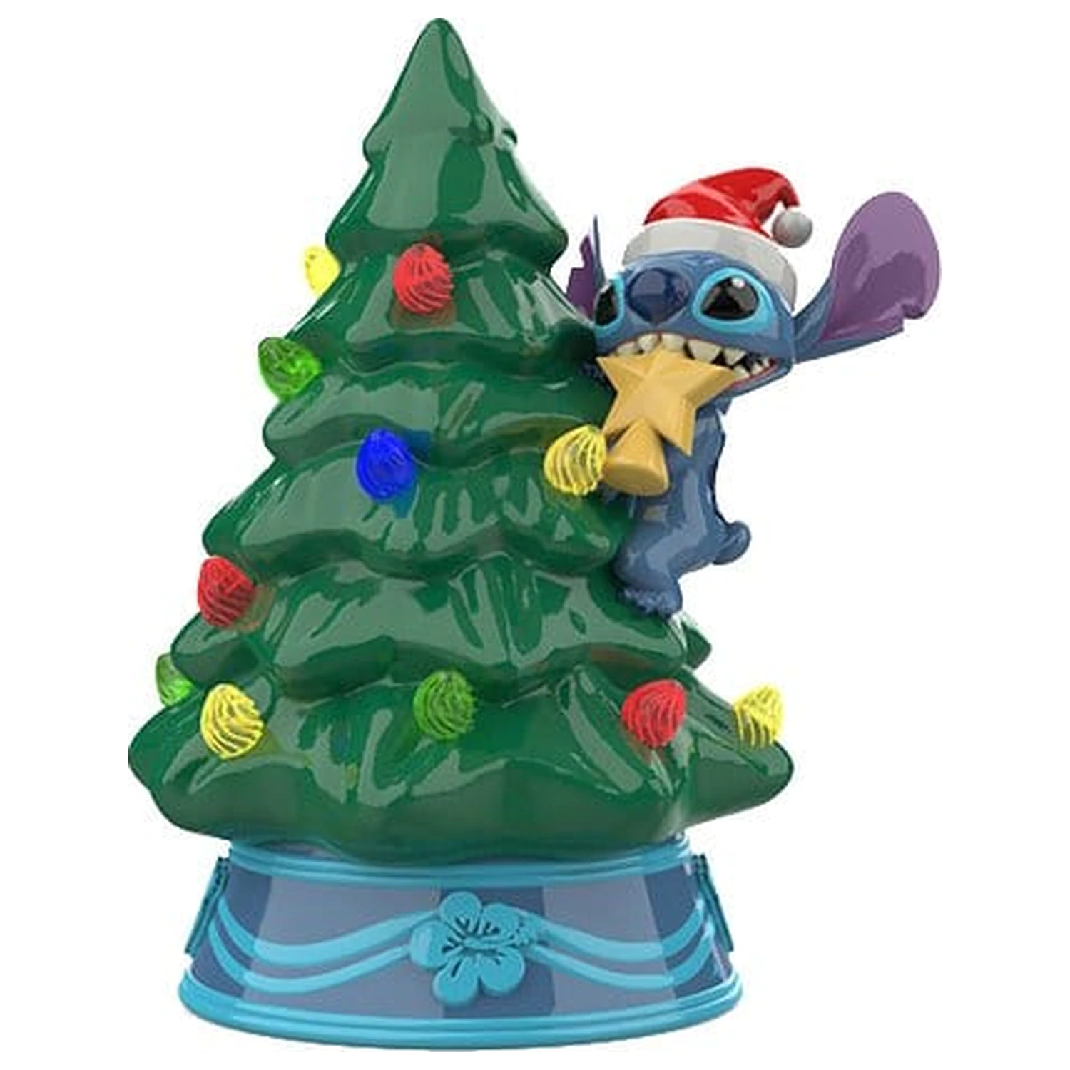 Disney Ceramic Christmas Tree cu lumini Stitch 15 cm poza produsului