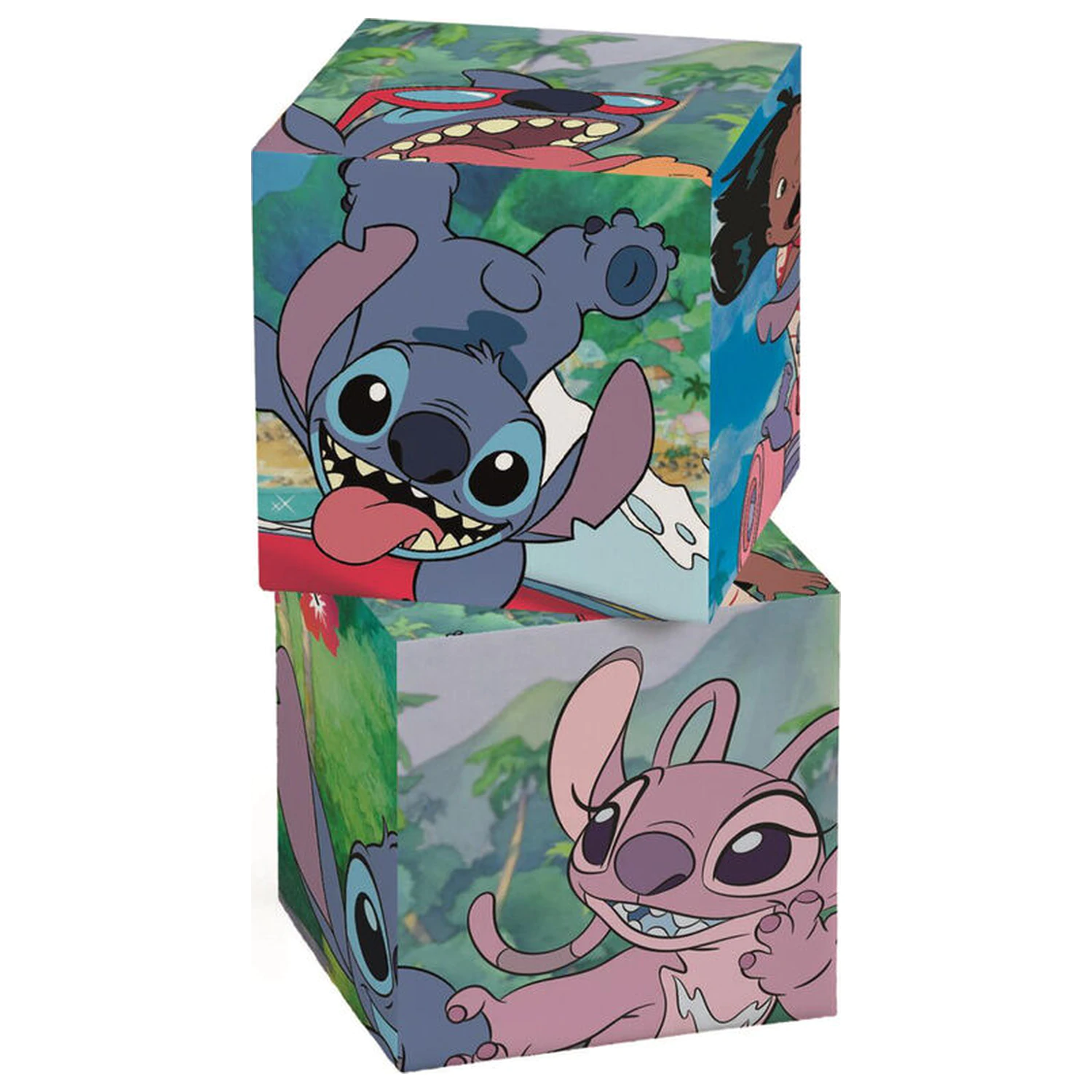 Disney Stitch cuburi puzzle 12 bucăți poza produsului