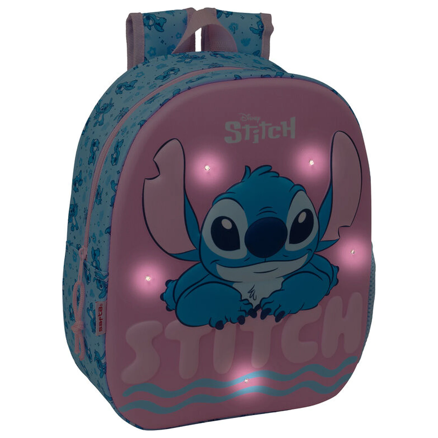 Disney Stitch LED 3D rucsac 33cm poza produsului