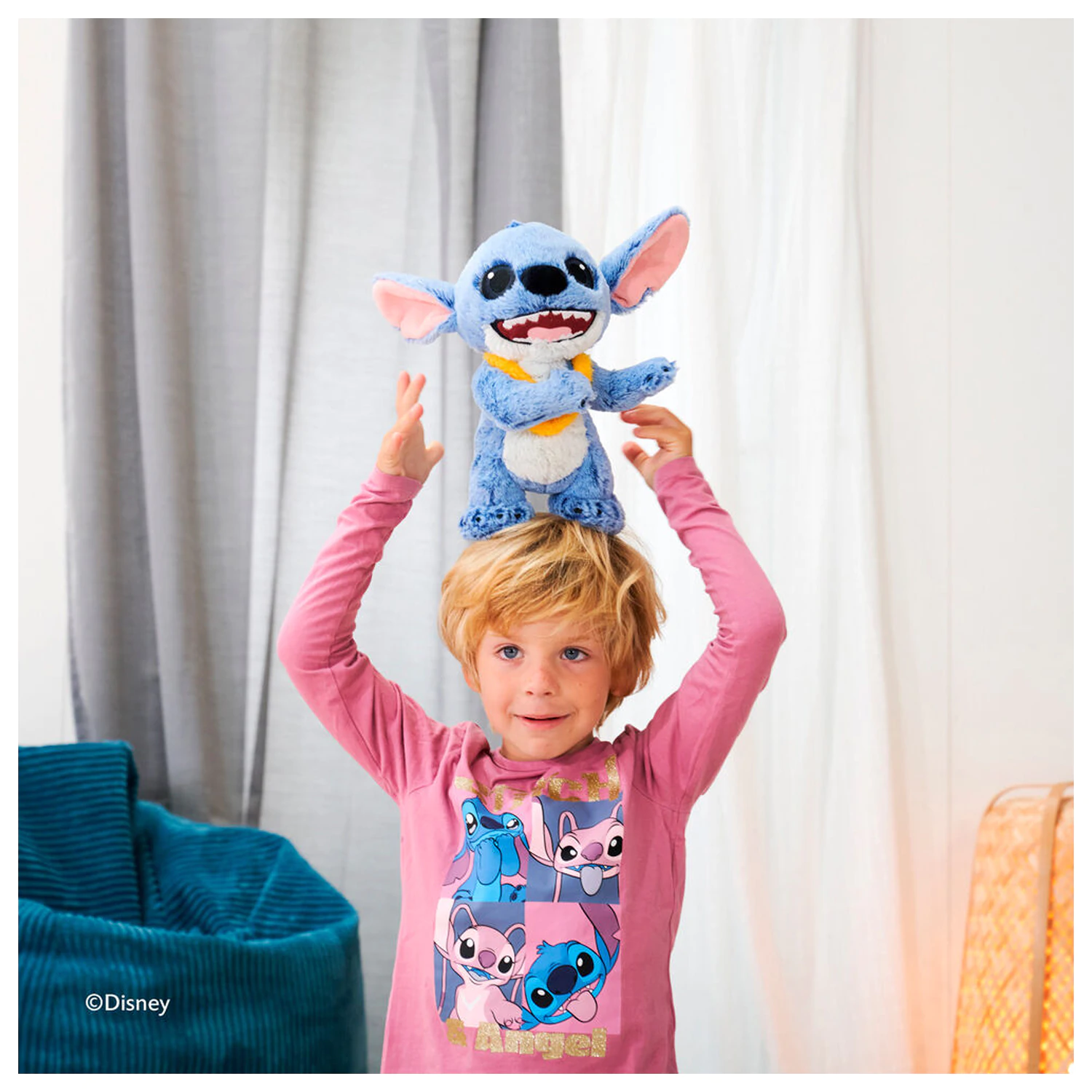 Disney Stitch Lei The Movie jucărie de pluș 60cm poza produsului