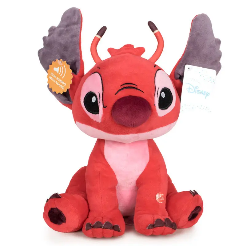 Disney Stitch Leroy jucărie de pluș moale cu sunet 20cm poza produsului