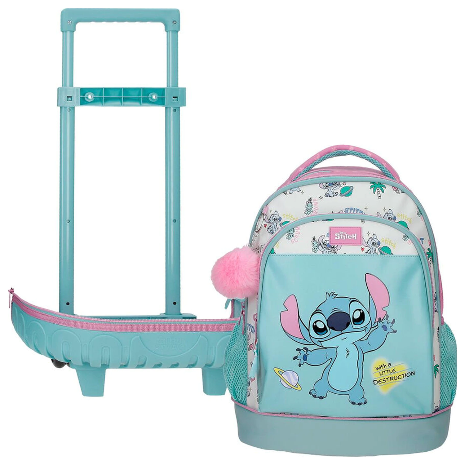 Disney Stitch Little Destruction troller compact, extensibil, 43cm poza produsului