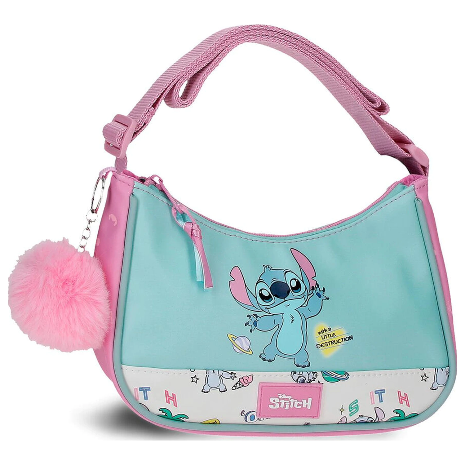 Geantă de umăr Disney Stitch Little Destruction poza produsului
