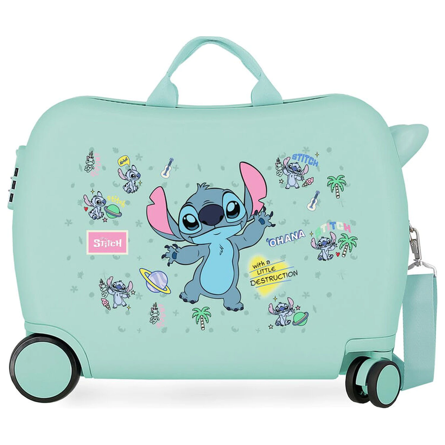 Disney Stitch Little Destruction ABS troller valiza 50cm poza produsului