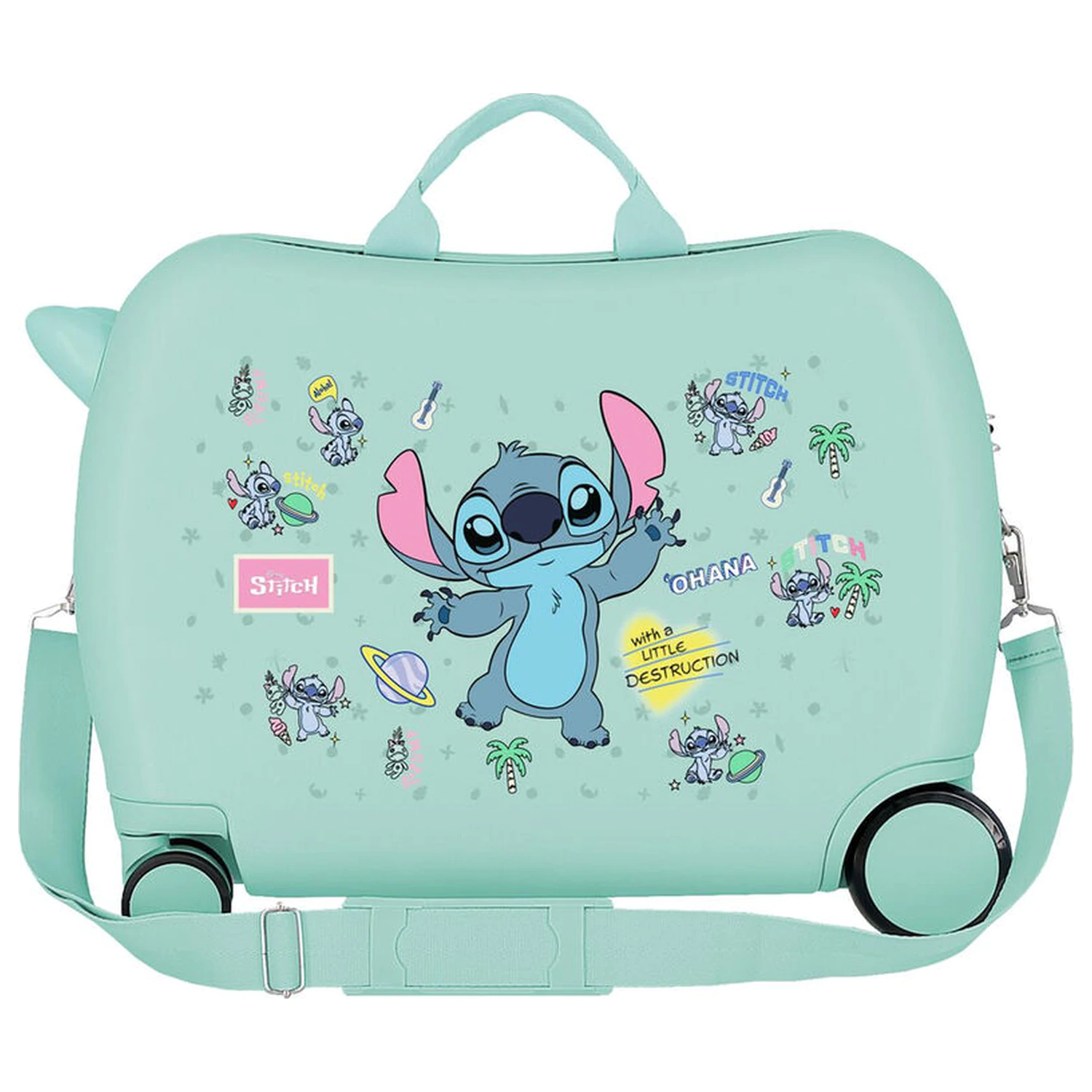 Disney Stitch Little Destruction ABS troller valiza 50cm poza produsului