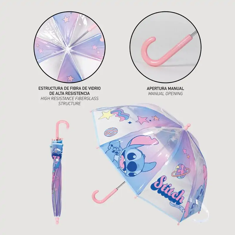 Disney Stitch umbrelă manuală cu bule poza produsului