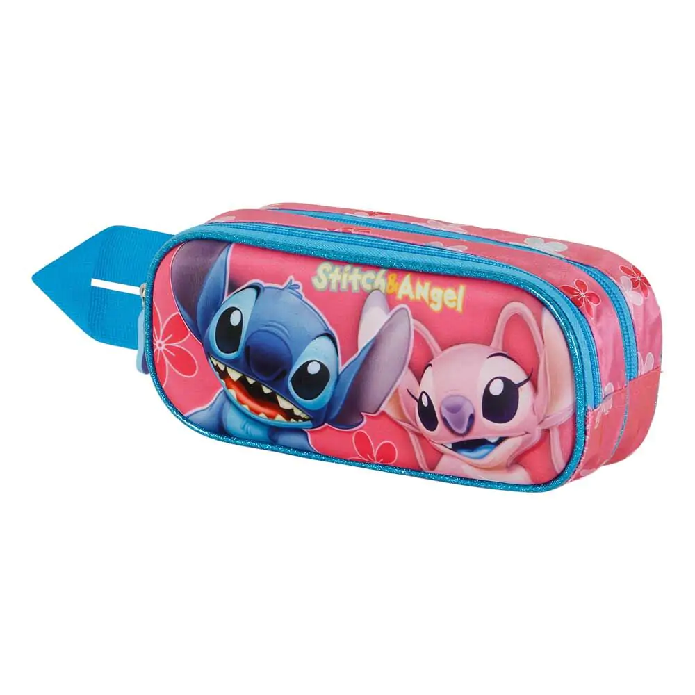 Disney Stitch Match 3D etui dublu pentru creioane poza produsului