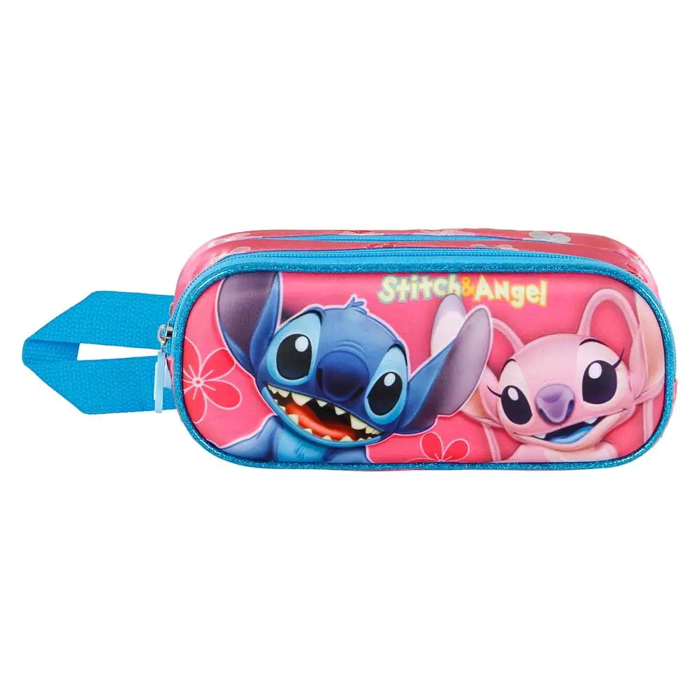 Disney Stitch Match 3D etui dublu pentru creioane poza produsului