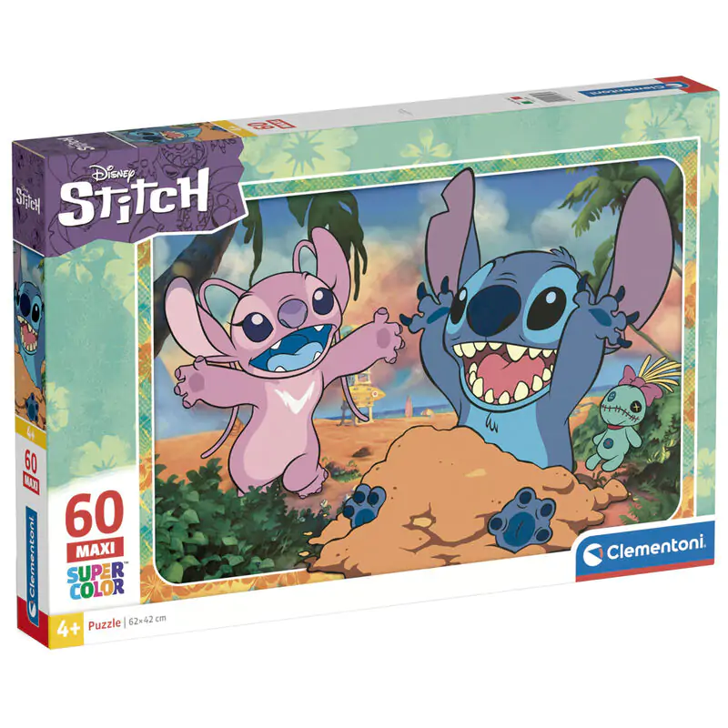 Disney Stitch puzzle maxi 60 piese poza produsului