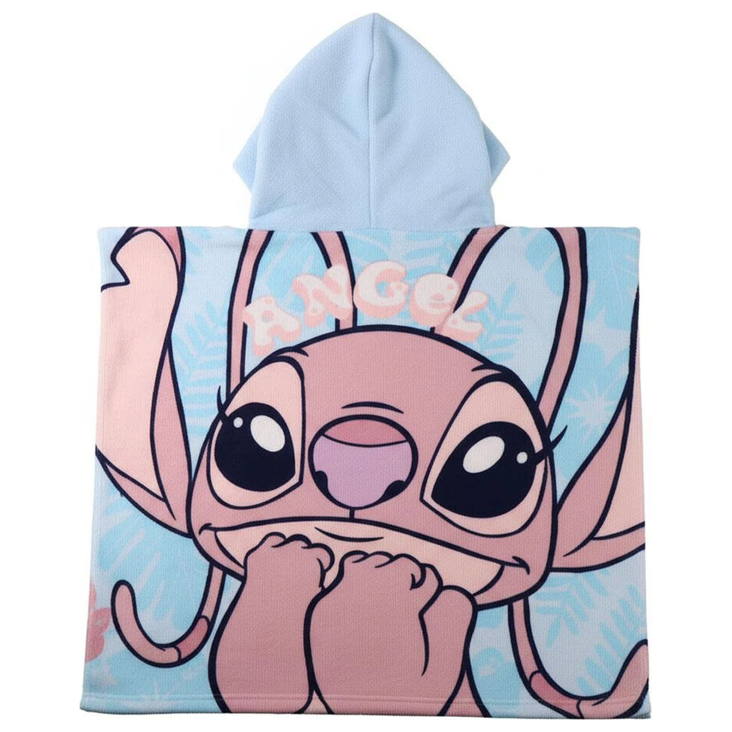 Disney Stitch prosop de plaja tip poncho din microfibra poza produsului