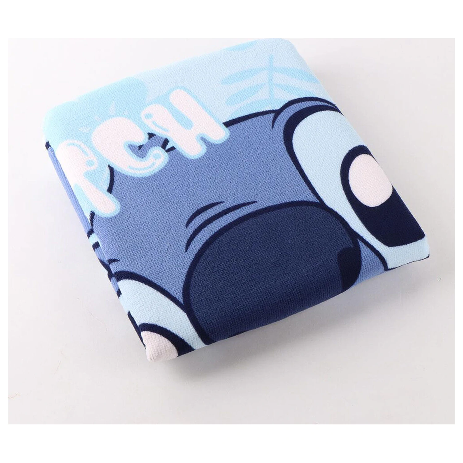 Disney Stitch prosop de plaja tip poncho din microfibra poza produsului