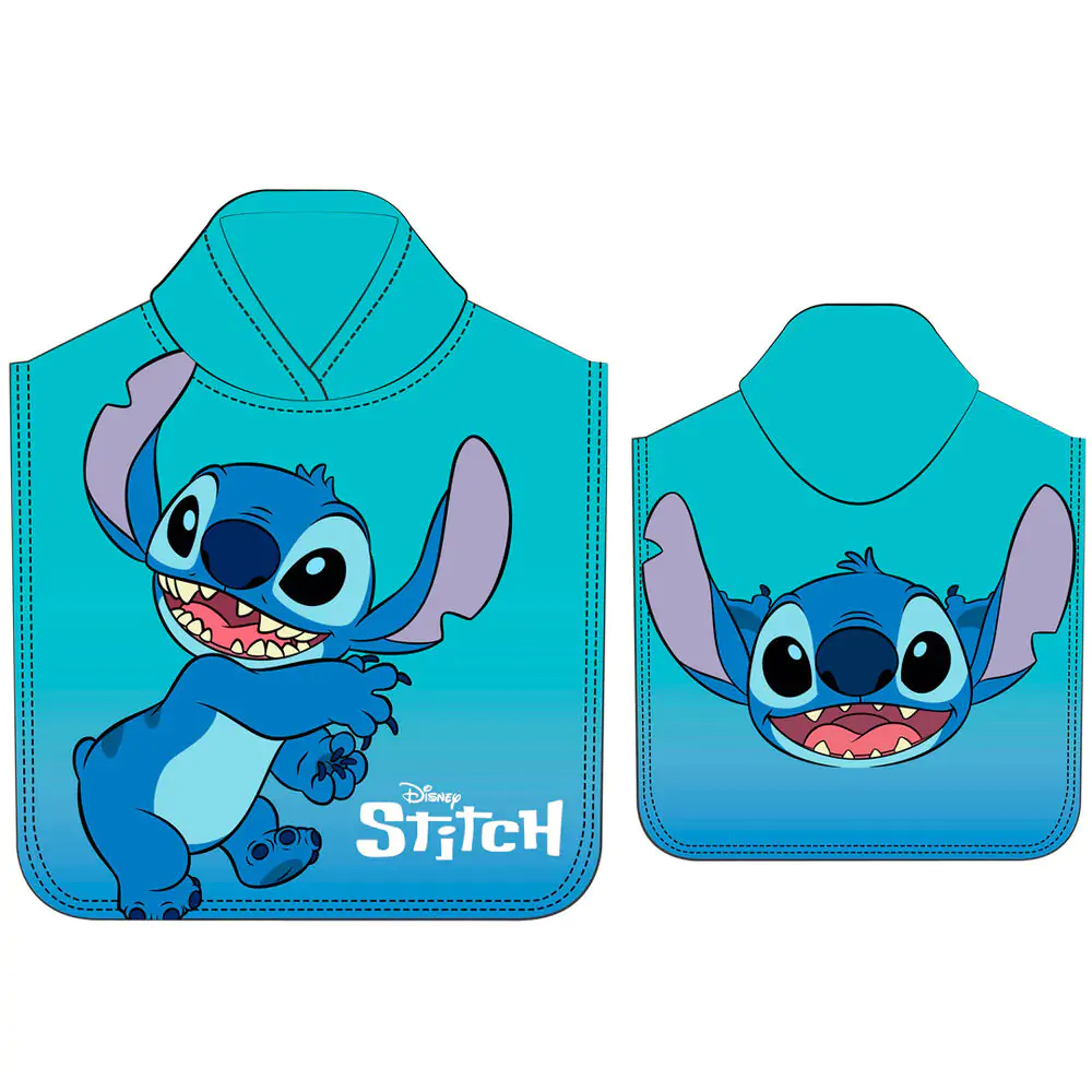 Disney Stitch prosop tip poncho din microfibră poza produsului