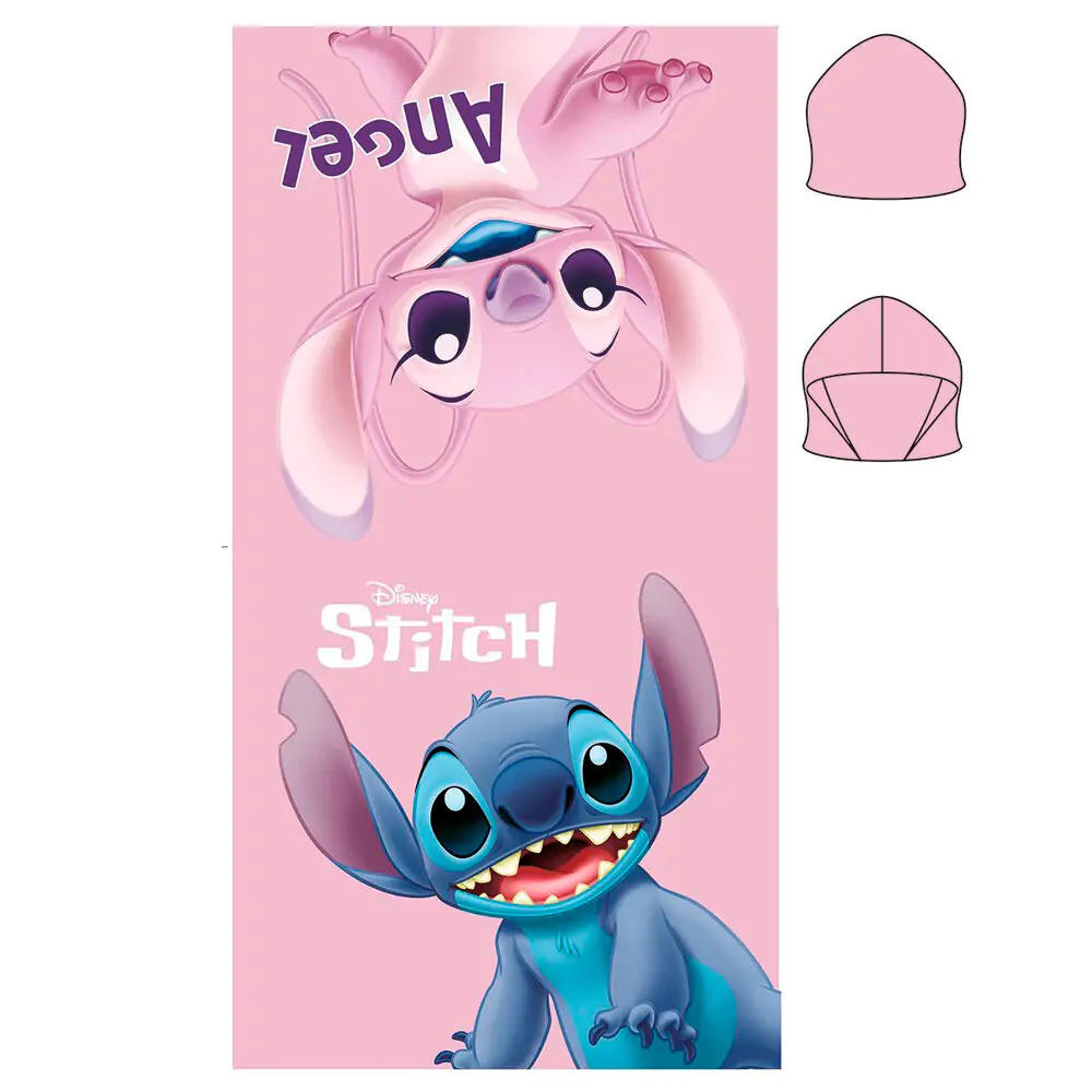 Disney Stitch prosop tip poncho din microfibră poza produsului